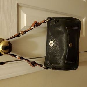 Coach Chelsea Pebble Turnlock Black/brown 101313